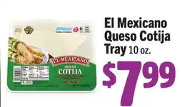 Vallarta Supermarkets El Mexicano Queso Cotija Tray offer