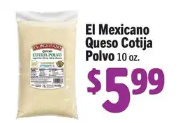 Vallarta Supermarkets EL MEXICANO Queso Cotija Polvo offer