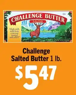 Vallarta Supermarkets Challenge Salted Butter offer