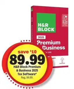 Meijer H & R Block Premium & Business 2025 Tax Software offer