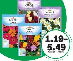 Meijer Burpee Seed Packs offer