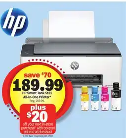 Meijer HP Smart Tank 5101 All-In-One Printer offer