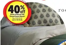 Meijer Room & Retreat 400 Thread Count Sheets offer