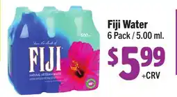 Vallarta Supermarkets Fiji Water offer