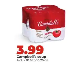 Hy-Vee Campbell's soup offer