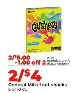 Hy-Vee General Mills fruit snacks offer