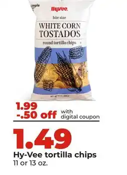 Hy-Vee Hy-Vee tortilla chips offer