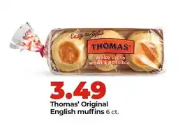 Hy-Vee Thomas' Original English muffins offer