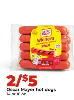 Hy-Vee Oscar Mayer hot dogs offer