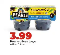 Hy-Vee Pearls olives to go offer