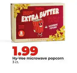 Hy-Vee Hy-Vee microwave popcorn offer