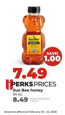 Hy-Vee Sue Bee honey offer