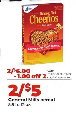 Hy-Vee General Mills cereal offer
