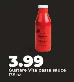 Hy-Vee Gustare Vita pasta sauce offer