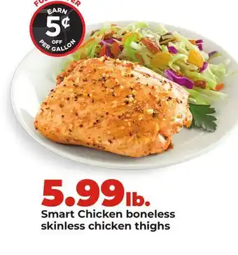 Hy-Vee Smart Chicken boneless skinless chicken thighs offer