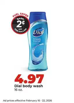 Hy-Vee Dial body wash offer
