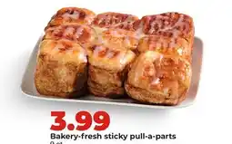 Hy-Vee Bakery-fresh sticky pull-a-parts offer