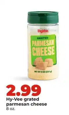 Hy-Vee Hy-Vee grated parmesan cheese offer
