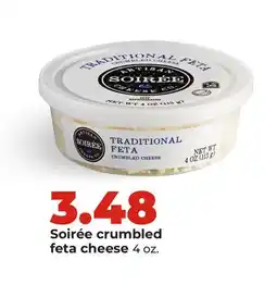 Hy-Vee Soirée crumbled feta cheese offer