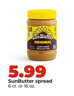 Hy-Vee SunButter spread offer