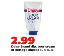 Hy-Vee Daisy Brand dip, sour cream or cottage cheese offer