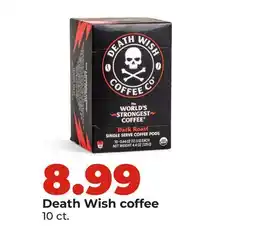 Hy-Vee Death Wish coffee offer