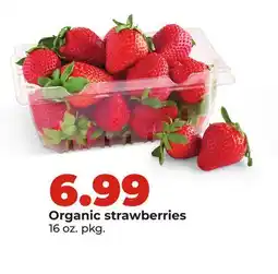 Hy-Vee Organic strawberries offer