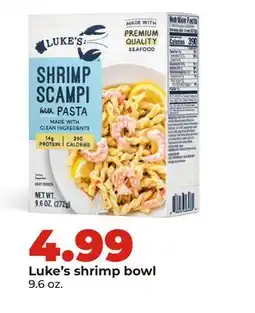 Hy-Vee Luke's shrimp bowl offer