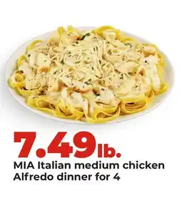 Hy-Vee MIA Italian medium chicken Alfredo offer