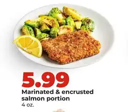 Hy-Vee Marinated & encrusted salmon portion offer