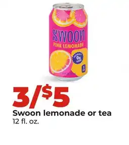 Hy-Vee Swoon lemonade or tea offer