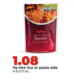 Hy-Vee Hy-Vee rice or pasta side offer