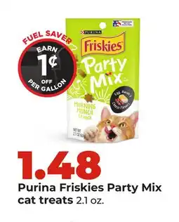 Hy-Vee Purina Friskies Party Mix cat treats offer