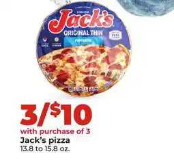 Hy-Vee Jack's pizza offer