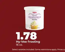Hy-Vee Hy-Vee frosting offer