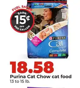 Hy-Vee Purina Cat Chow cat food offer