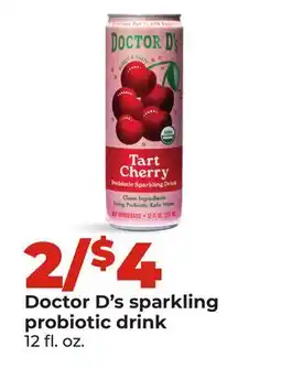 Hy-Vee Doctor D' s sparkling probiotic drink offer