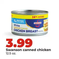 Hy-Vee Swanson canned chicken offer