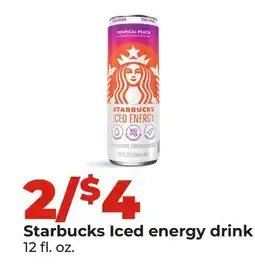 Hy-Vee Starbucks Iced energy drink offer