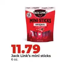 Hy-Vee Jack Link's mini sticks offer