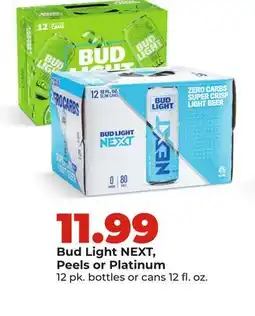 Hy-Vee Bud Light NEXT, Peels or Platinum offer