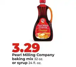 Hy-Vee Pearl Milling Company baking mix 32 oz. or syrup 24 fl. oz offer