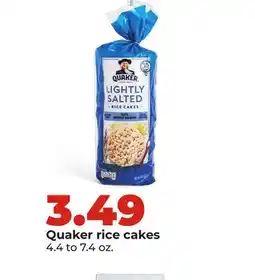 Hy-Vee Quaker rice cakes offer