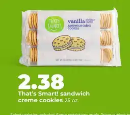 Hy-Vee That's Smart! sandwich creme cookies offer