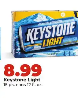 Hy-Vee Keystone Light offer