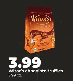 Hy-Vee Witor's chocolate truffles offer