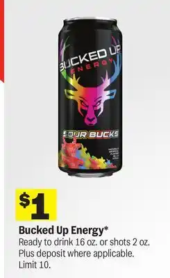 Meijer Bucked Up Energy offer