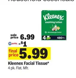 Meijer Kleenex Facial Tissue offer