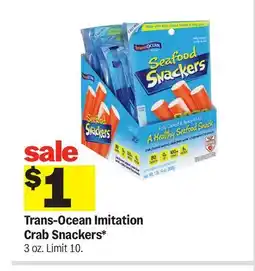Meijer Trans-Ocean Imitation Crab Snackers offer