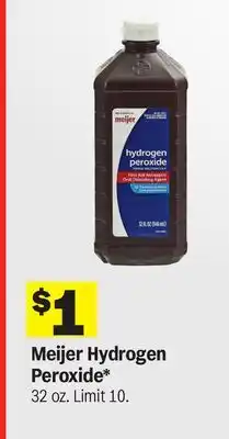 Meijer Meijer Hydrogen Peroxide offer